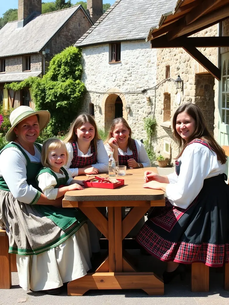 A photo of club members participating in a cultural exchange event, showcasing the club's role in promoting Breton culture.